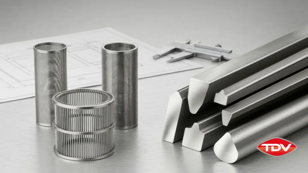 tdv profile actualites le wedge wire le fil profilé au cœur de la filtration industrielle
